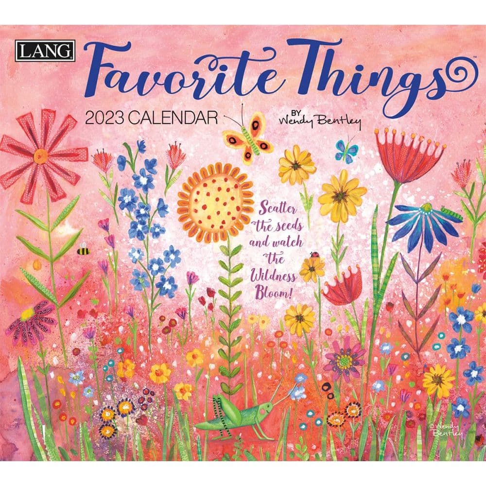 Favorite Things 2023 Wall Calendar - Calendars.com