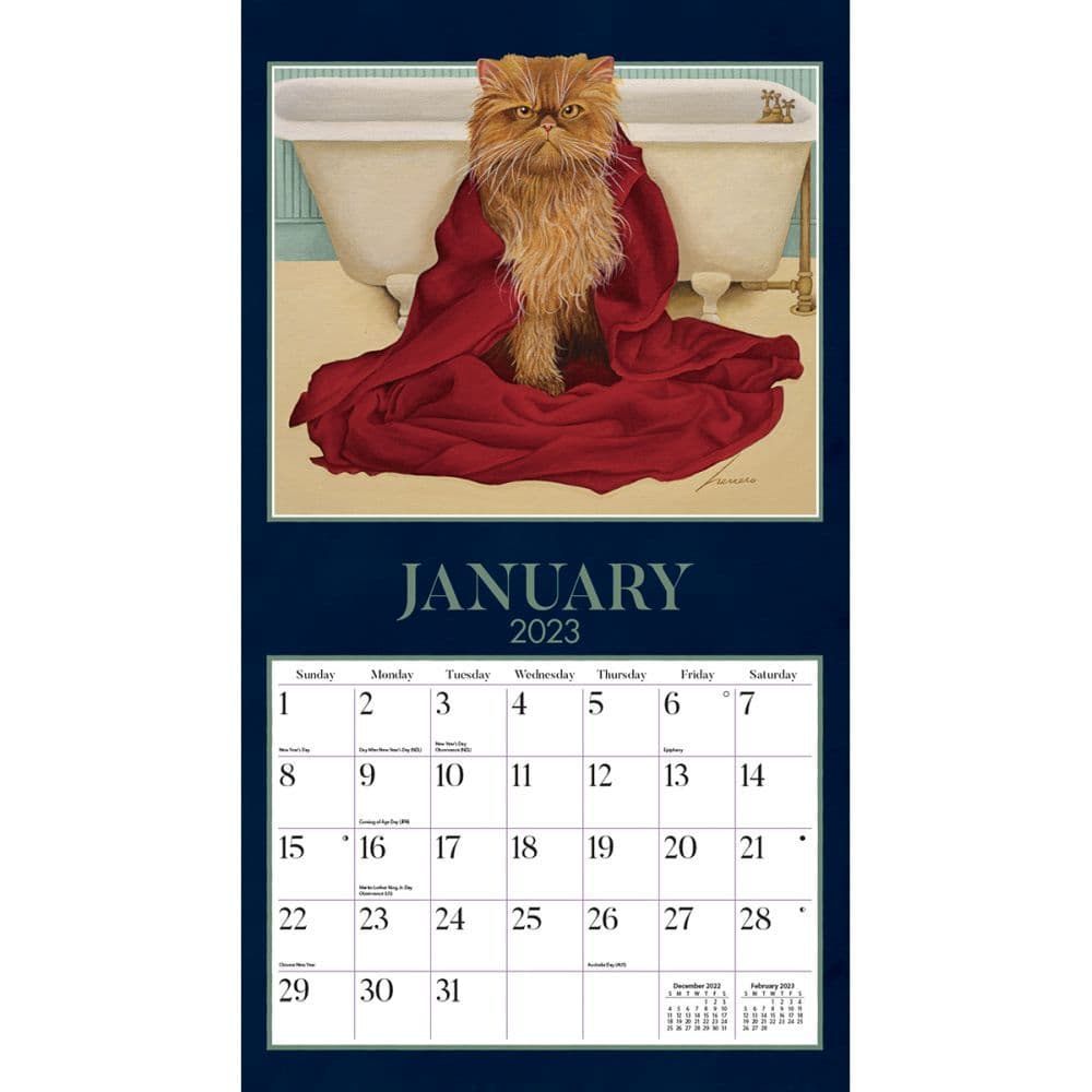 American Cat 2023 Wall Calendar - Calendars.com