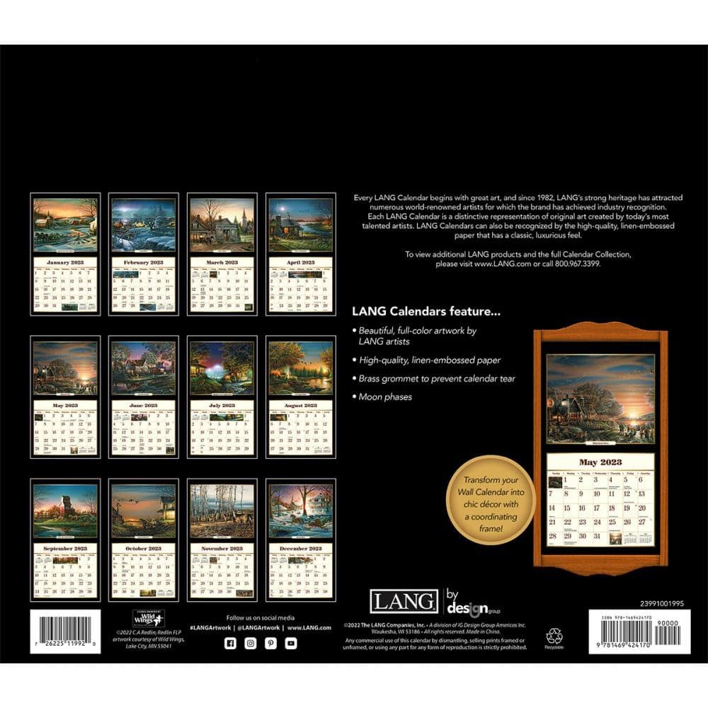 Terry Redlin 2023 Wall Calendar - Calendars.com