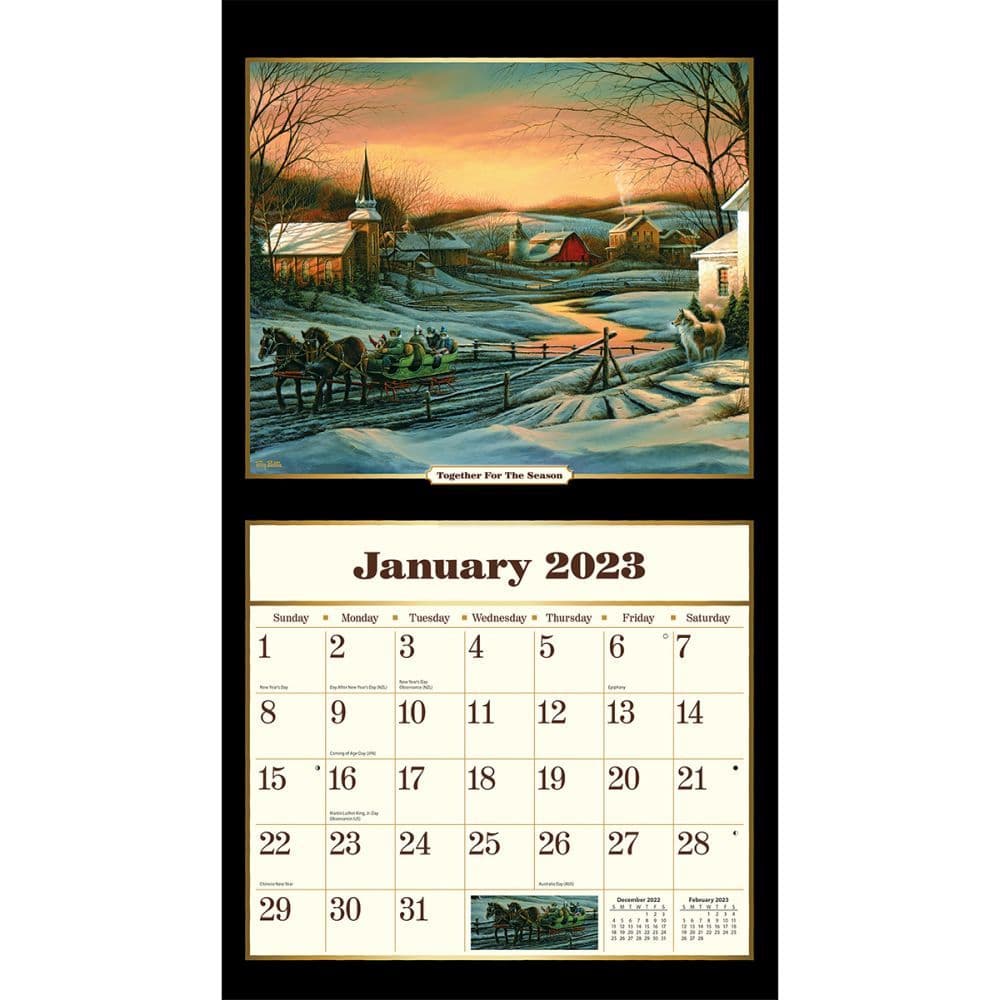 Terry Redlin 2023 Wall Calendar - Calendars.com
