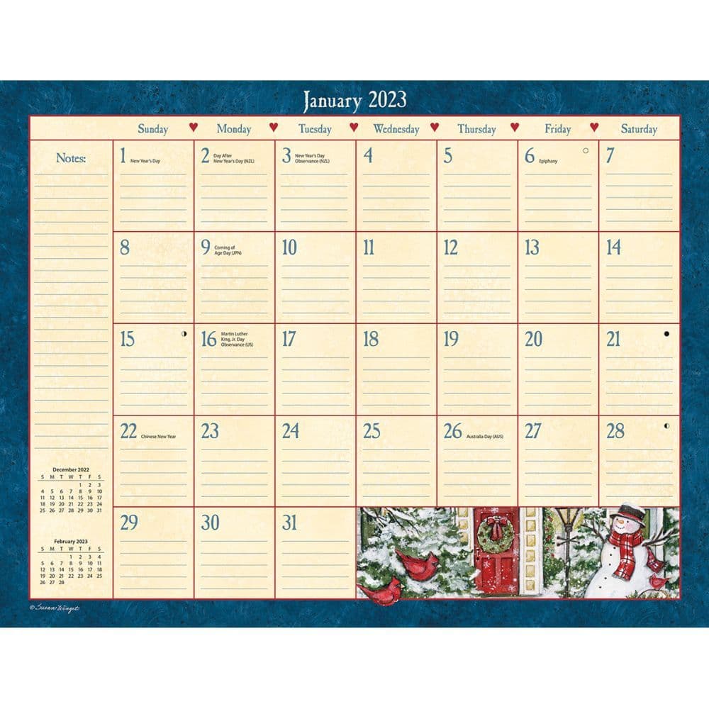 Heart and Home 2023 Desk Pad - Calendars.com heart-and-home-2023-desk-pad-calendars-com