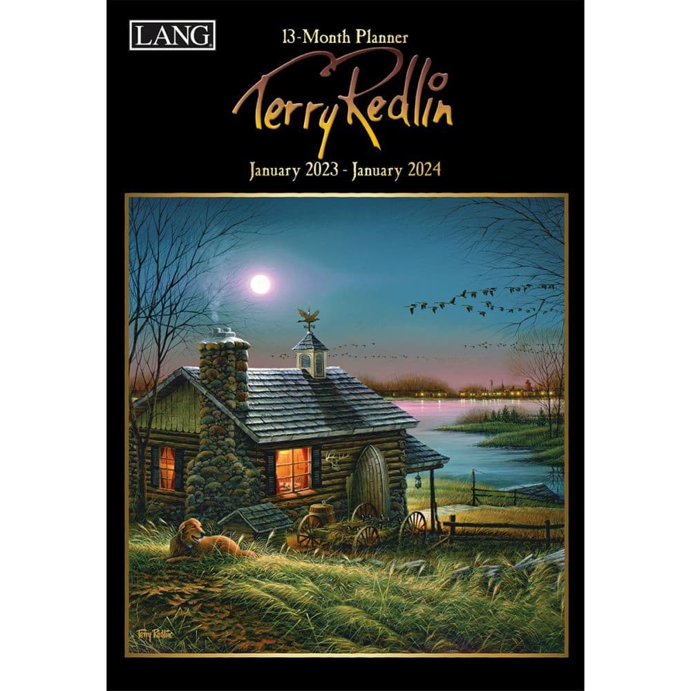 terry-redlin-2023-monthly-planner-calendars-com