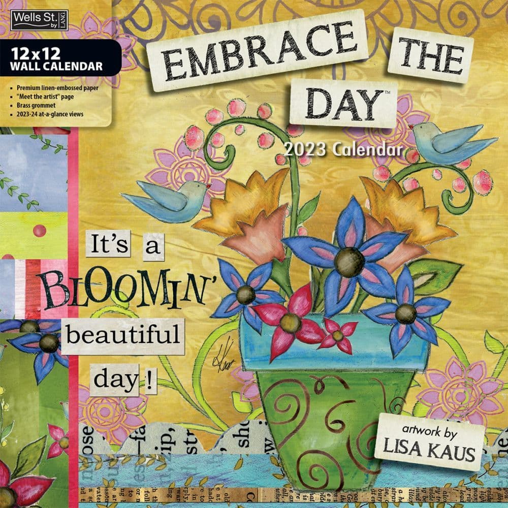 Embrace The Day 2023 Wall Calendar - Calendars.com