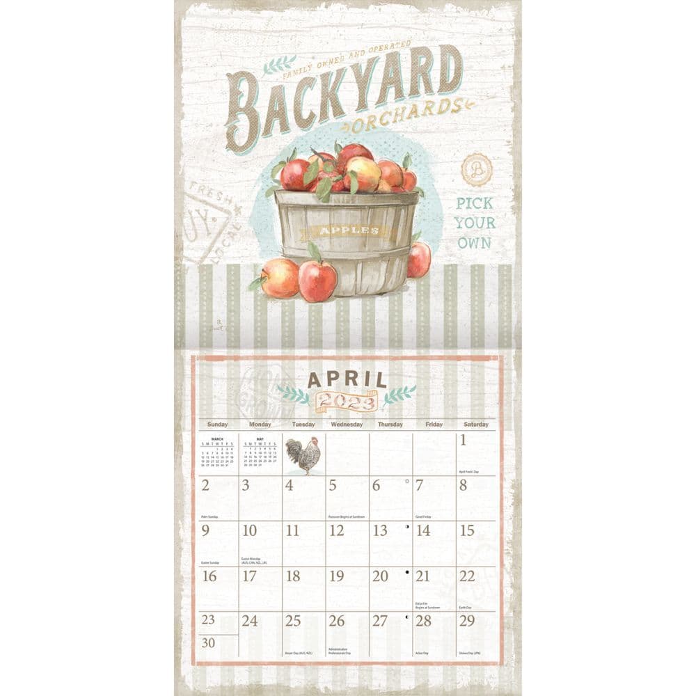 Farm Fresh 2023 Wall Calendar - Calendars.com