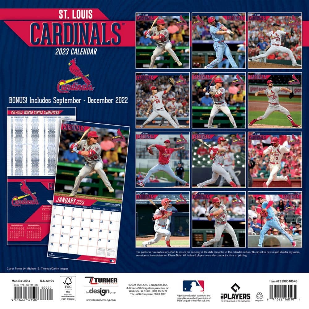 St Louis Cardinals 2023 Mini Calendar