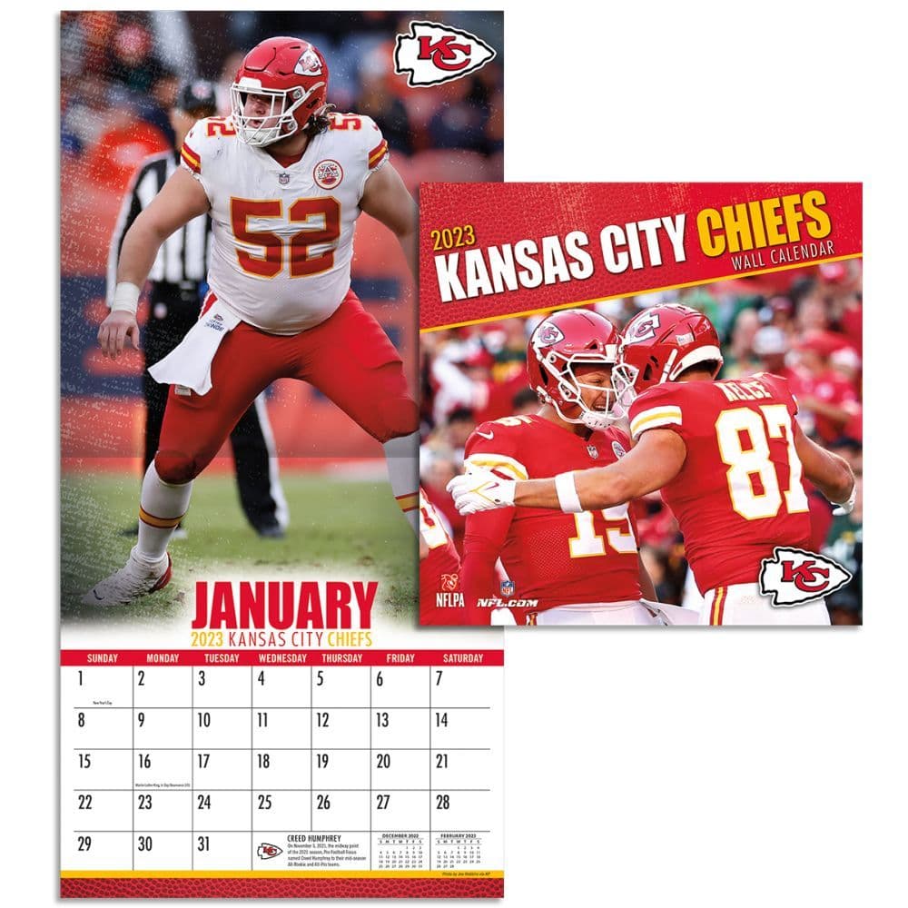 Patrick Mahomes Kansas City Chiefs 2022 Player Wall Calendar