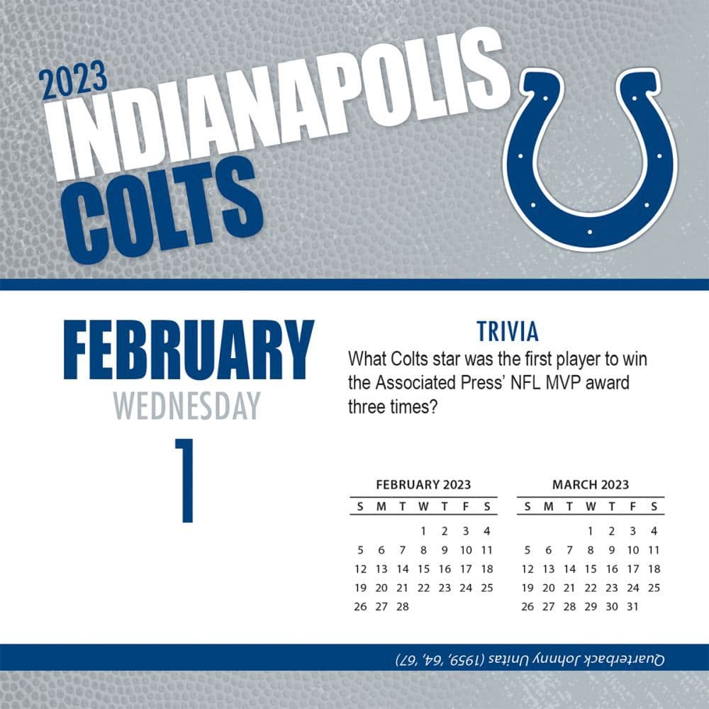 Colts printable schedule 2023 