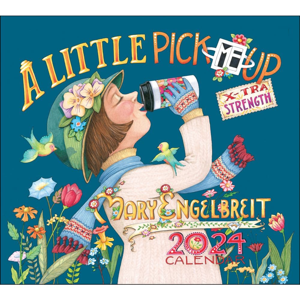 Mary Engelbreit's 2024 Wall Calendar: A Little Pick ME Up