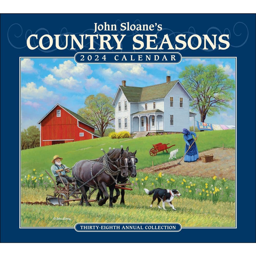 Country Seasons Sloane 2024 Wall Calendar Main Image width=&quot;1000&quot; height=&quot;1000&quot;