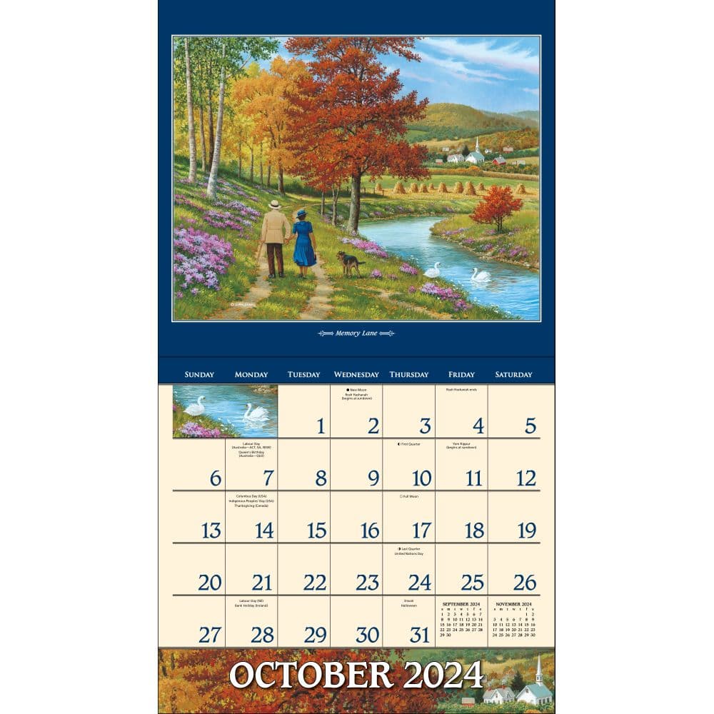 Country Seasons Sloane 2024 Wall Calendar