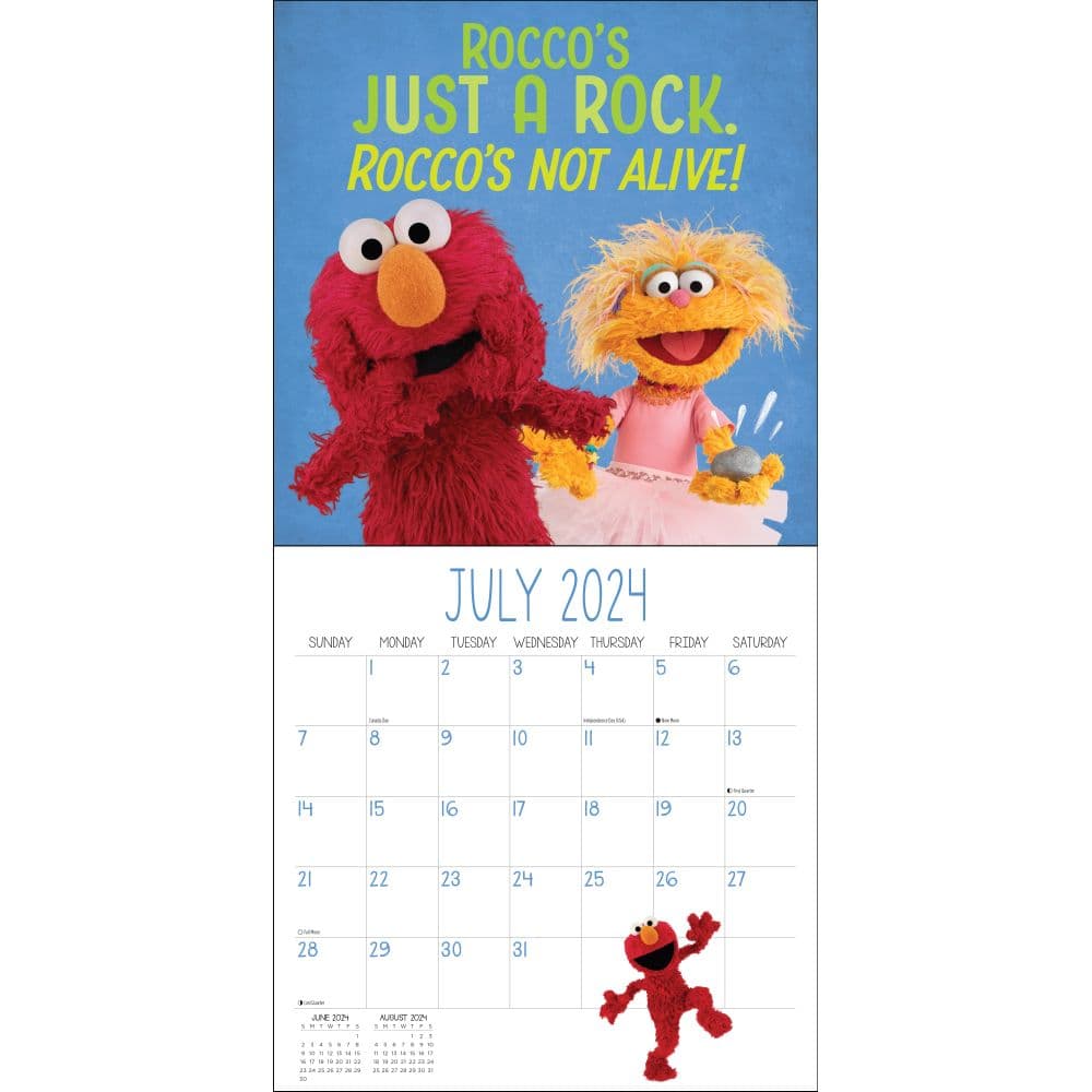 Sesame Street 2025 Wall Calendar