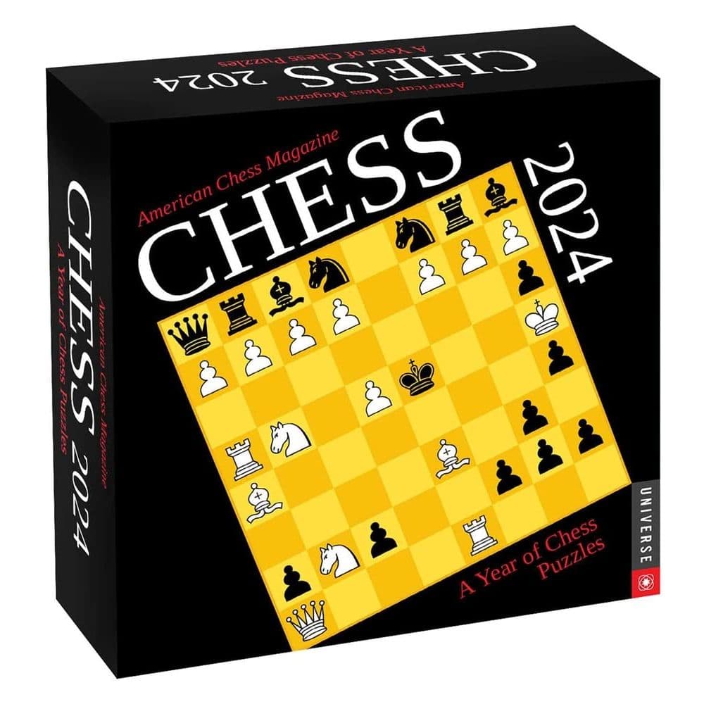 Chess puzzle sticker and magnet. Mate in 3. White to play