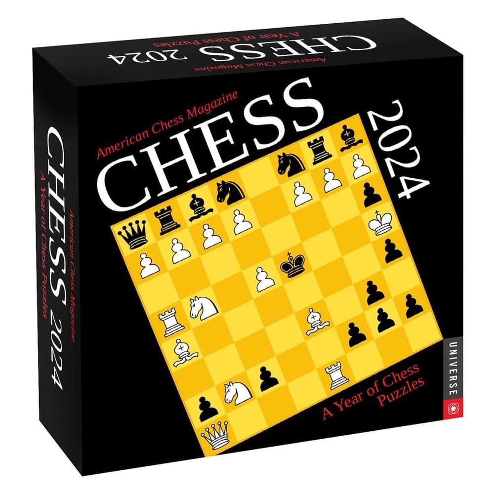 Chess 2024 Desk Calendar Main Image width=&quot;1000&quot; height=&quot;1000&quot;