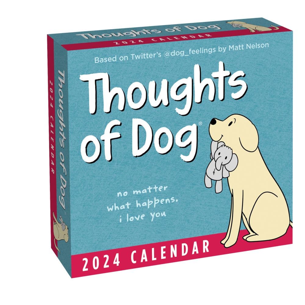 Thoughts of Dog 2024 Desk Calendar