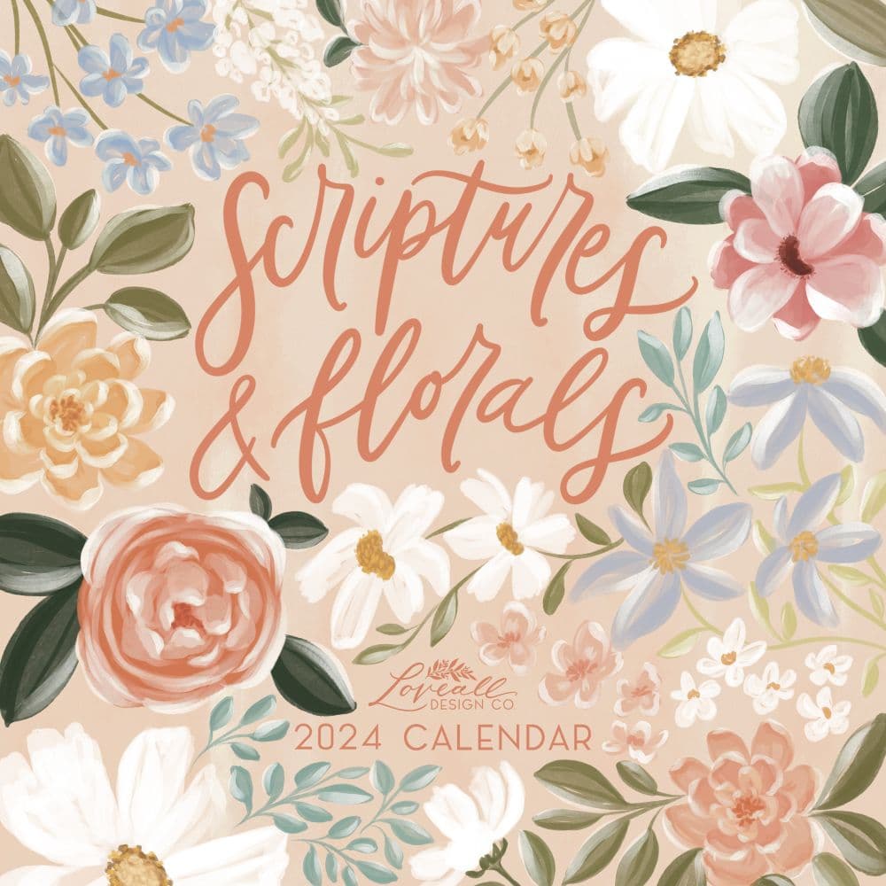 Scriptures Florals 2024 Wall Calendar Calendars Scriptures Florals 2024 Wall Calendar Calendars
