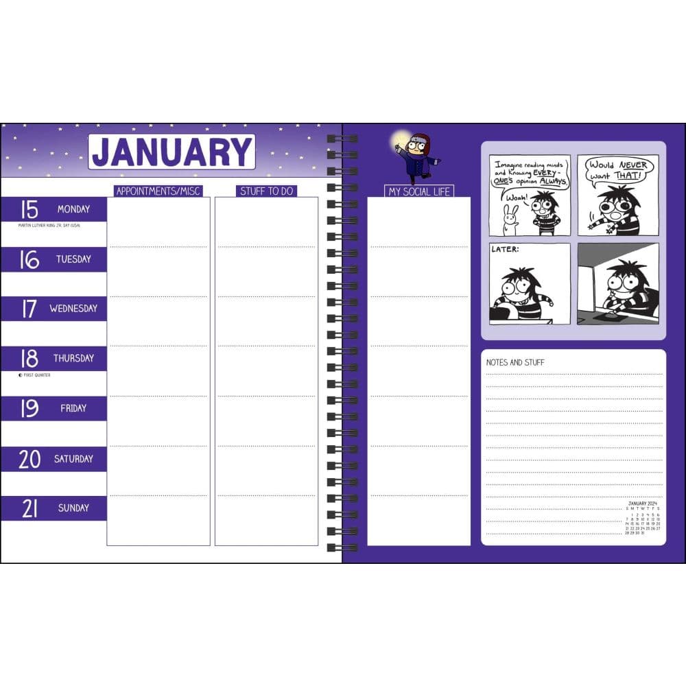 Sarahs Scribbles Weekly 2025 Planner