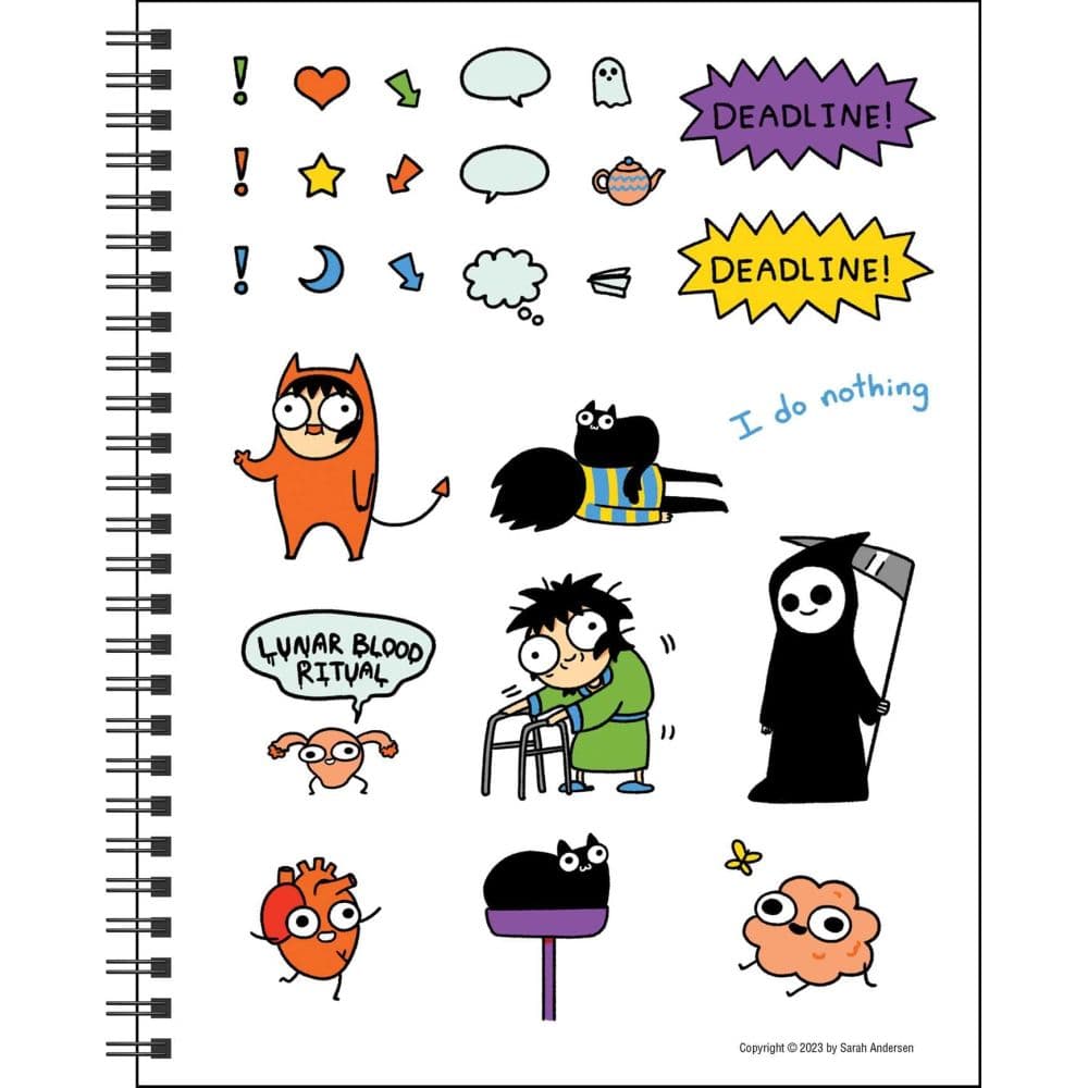 Sarahs Scribbles Weekly 2025 Planner