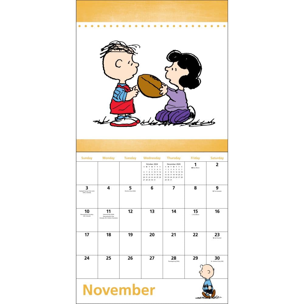 Peanuts 2024 Wall Calendar