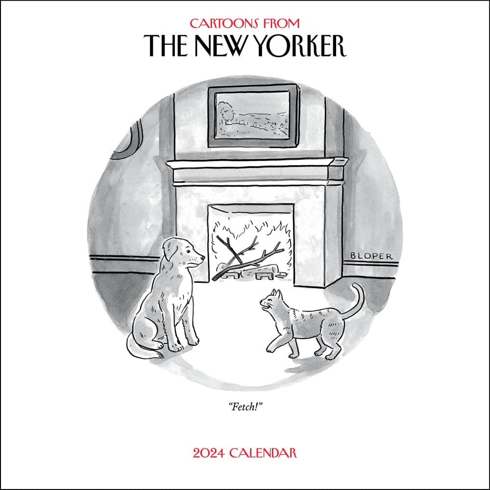 New Yorker Cartoons 2024 Wall Calendar
