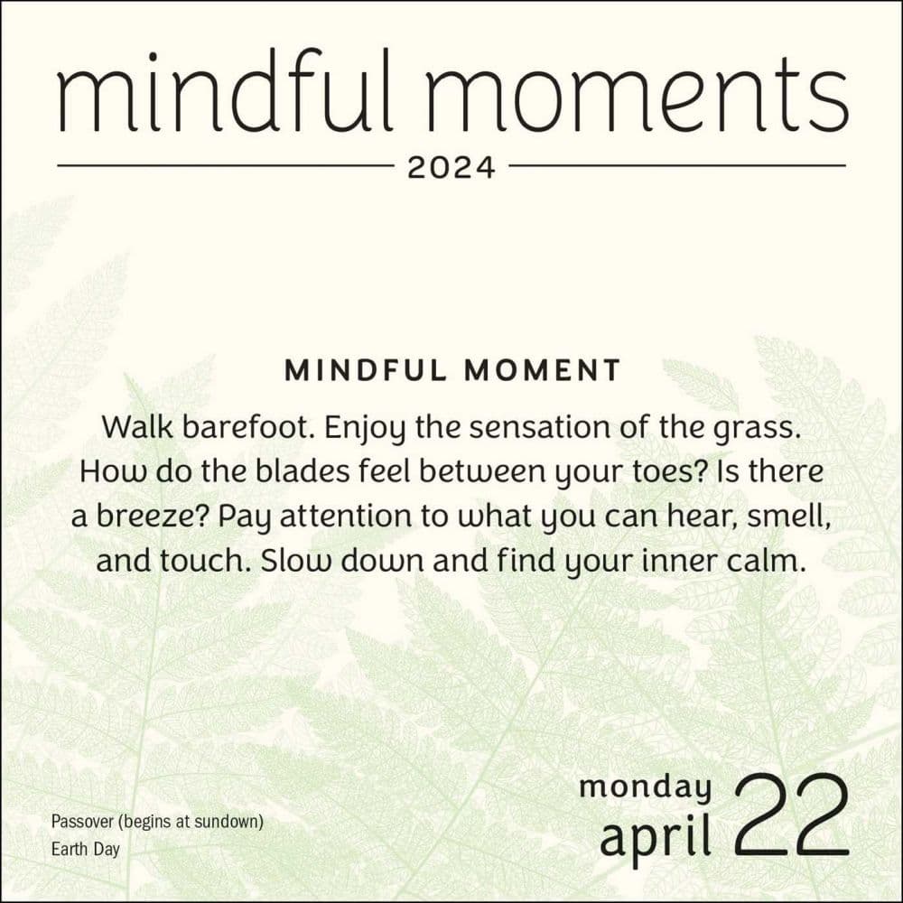 Mindful Moments 2024 Desk Calendar Alternate Image 2 width=&quot;1000&quot; height=&quot;1000&quot;