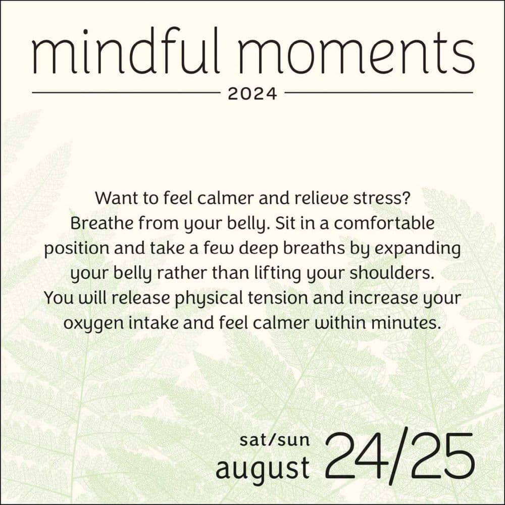 Mindful Moments 2024 Desk Calendar Alternate Image 3 width=&quot;1000&quot; height=&quot;1000&quot;