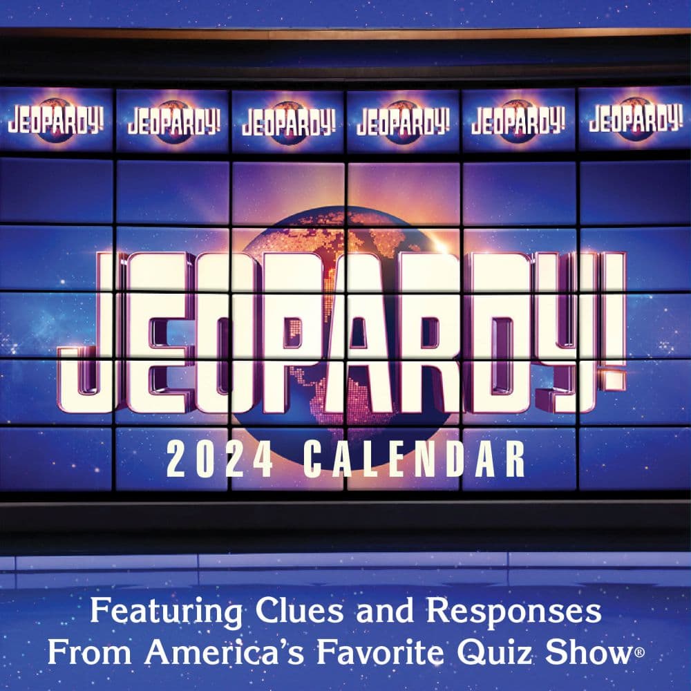 Jeopardy 2025 Desk Calendar