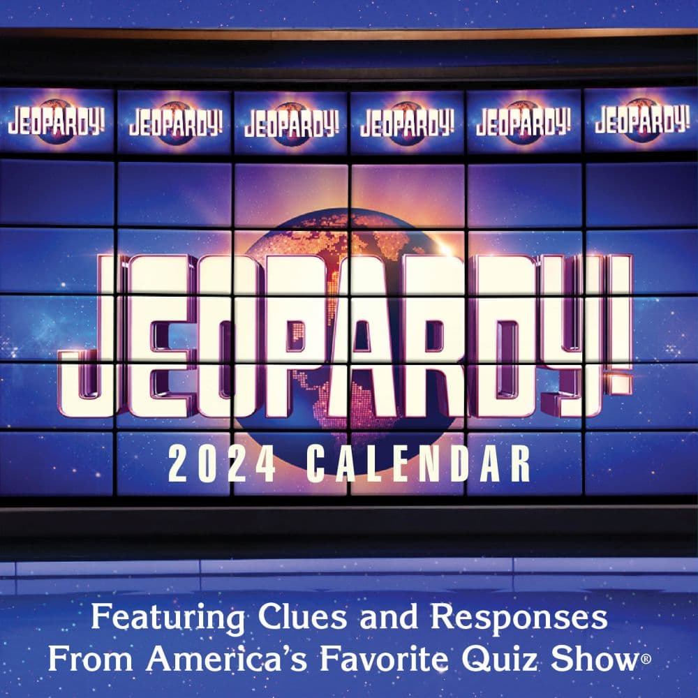 Jeopardy 2024 Desk Calendar Main Product Image width=&quot;1000&quot; height=&quot;1000&quot;