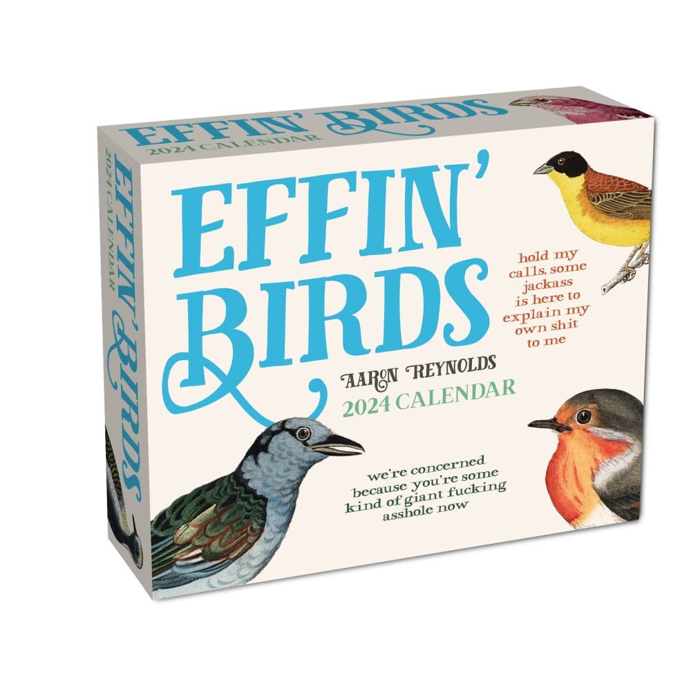 Effin Birds 2024 Desk Calendar