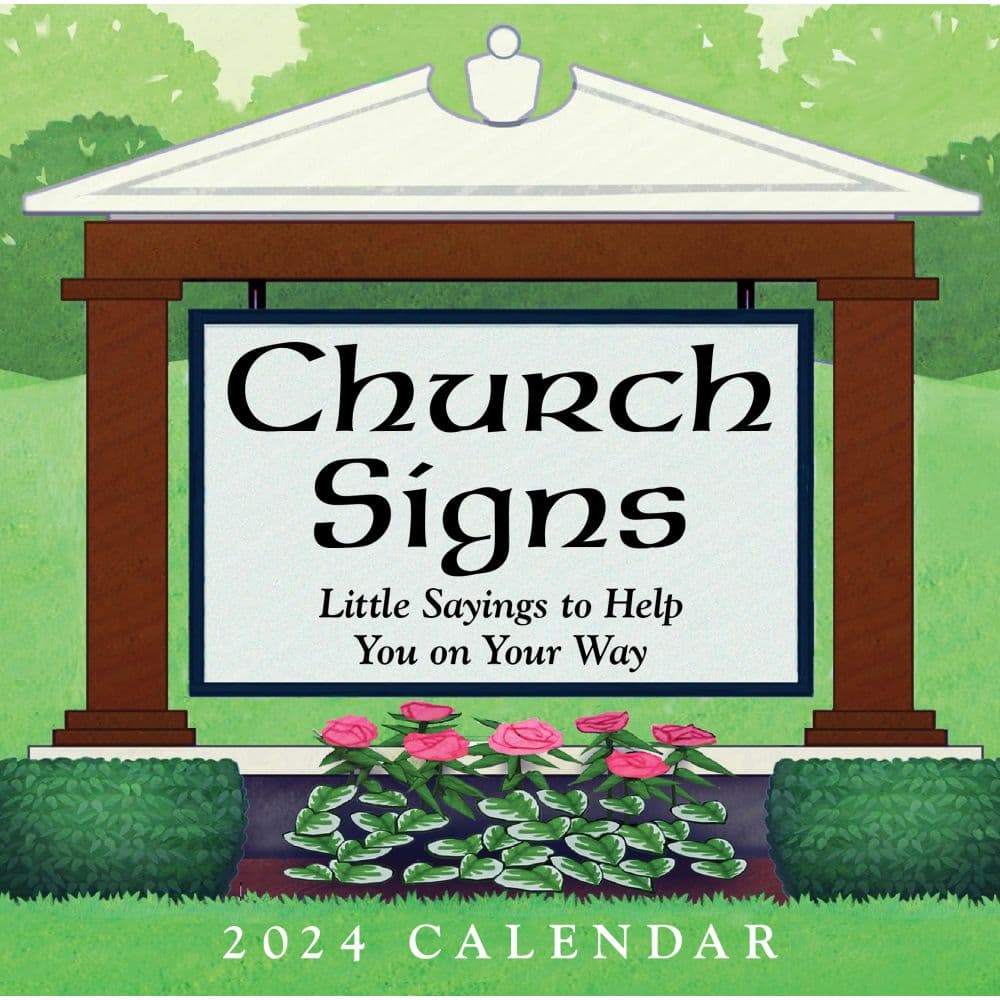 Church Signs 2024 DaytoDay Calendar Copy