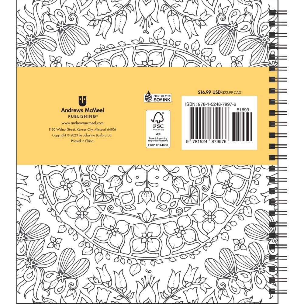 Johanna Basford 12-Month 2024 Coloring Weekly Planner Calendar: A Special  Collection of Whimsical Illustrations from Her Best-Selling Books  (Calendar)