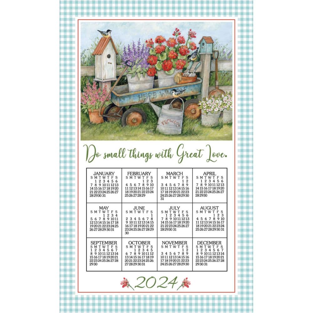 Blue Wagon 2024 Towel Calendar