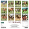 image Clydesdales Horses 2024 Wall Calendar Back of Calendar width=&quot;1000&quot; height=&quot;1000&quot;
