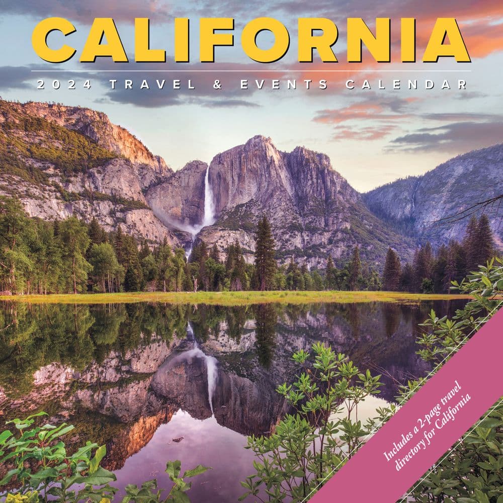 California Travel &amp; Events 2024 Wall Calendar Main Image width=&quot;1000&quot; height=&quot;1000&quot;