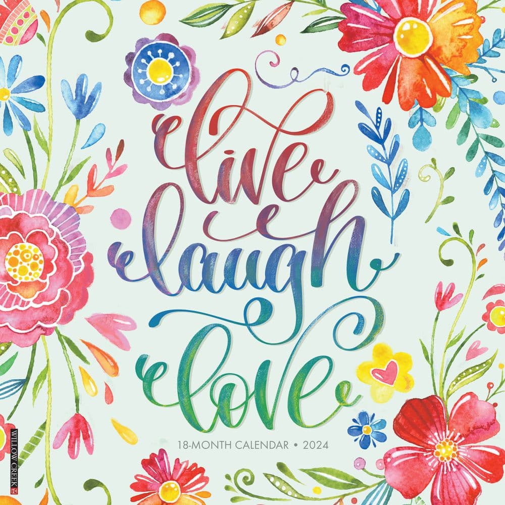 Live Laugh Love 2024 Wall Calendar Main Image width=&quot;1000&quot; height=&quot;1000&quot;