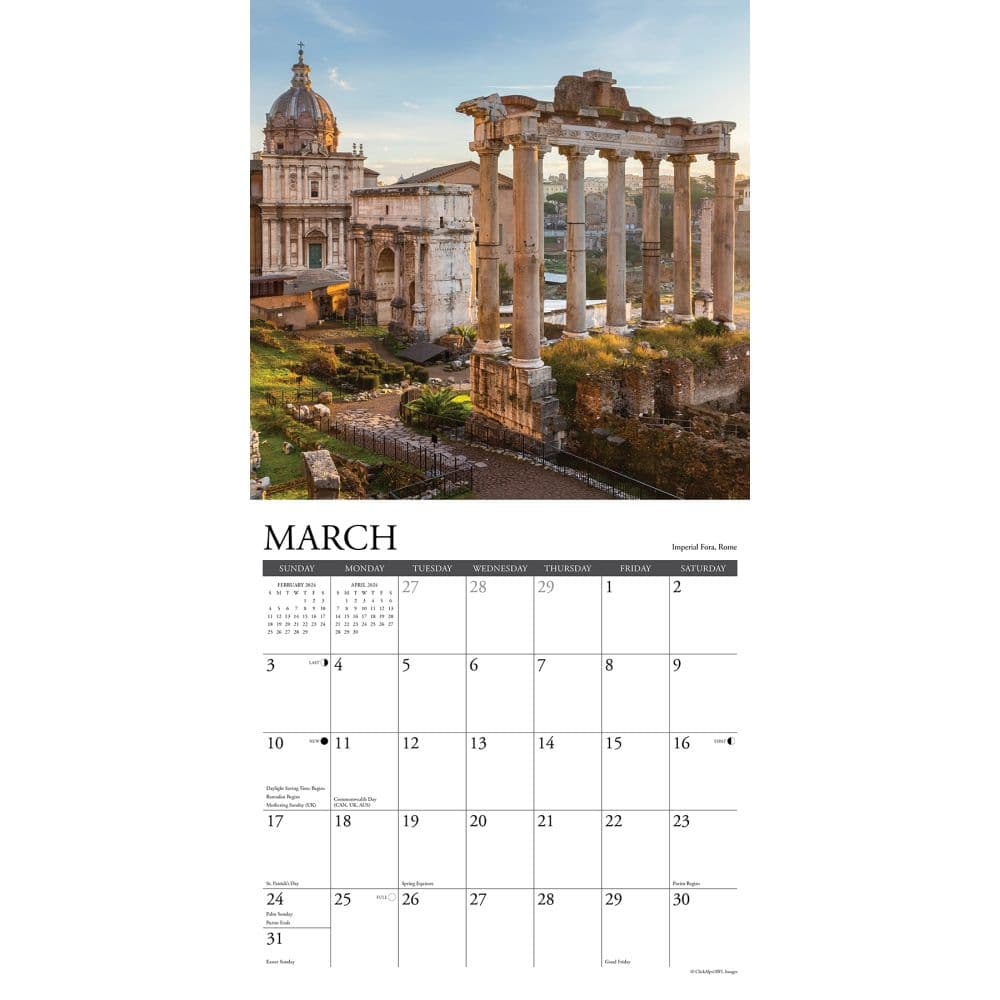 Italy 2025 Wall Calendar