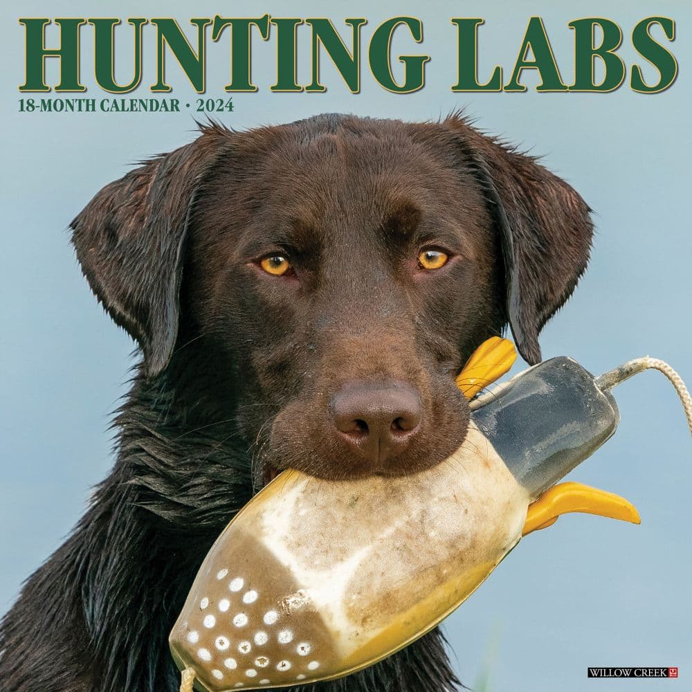 Lab Hunting 2024 Wall Calendar Main Image width=&quot;1000&quot; height=&quot;1000&quot;