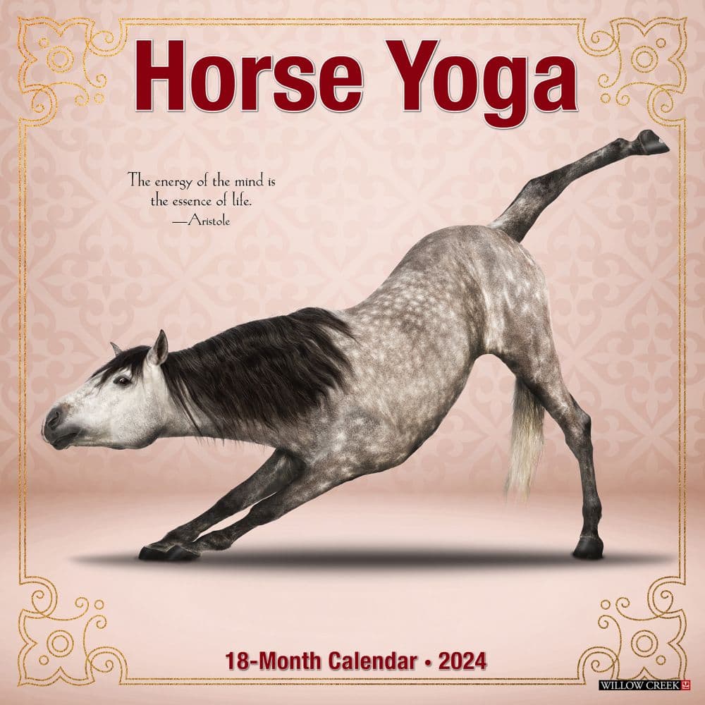 Best Weird: Horse Yoga 2024 Wall Calendar