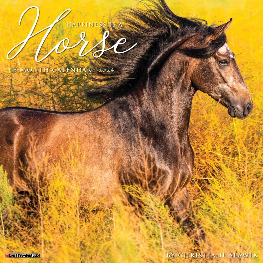 Horse Happiness Is 2024 Wall Calendar Main Image width=&quot;1000&quot; height=&quot;1000&quot;