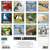 image Fowl Language 2024 Wall Calendar Back of Calendar width=&quot;1000&quot; height=&quot;1000&quot;