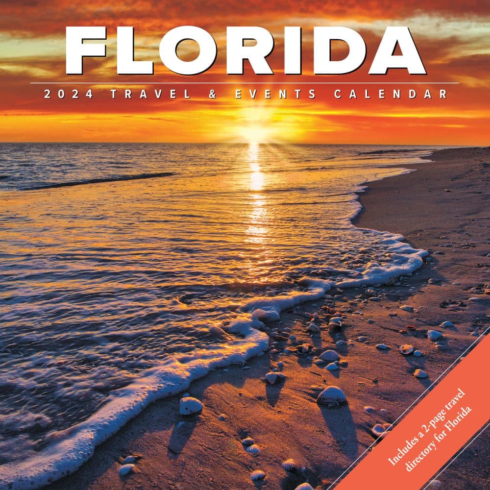 Florida Travel &amp; Events 2024 Wall Calendar Main Image width=&quot;1000&quot; height=&quot;1000&quot;