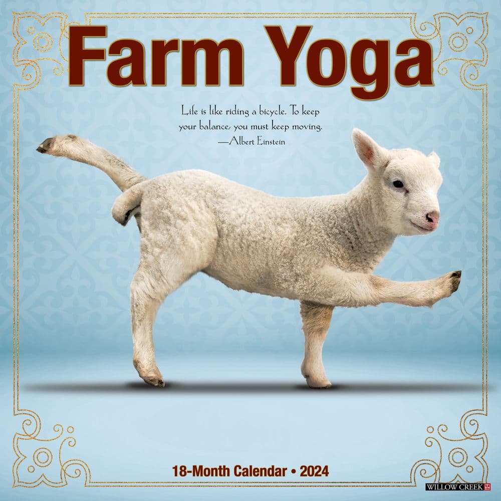 Farm Yoga 2024 Wall Calendar Main Image width=&quot;1000&quot; height=&quot;1000&quot;
