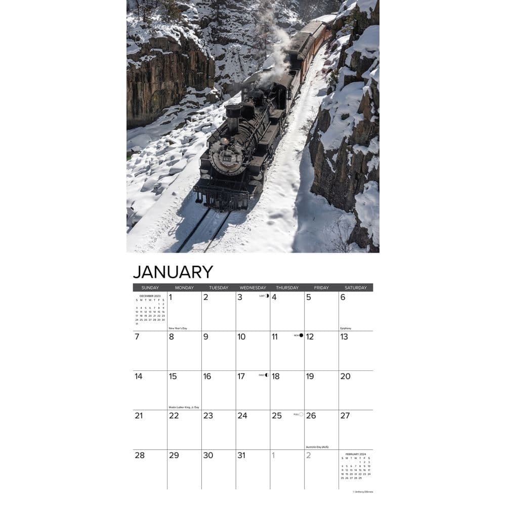 Colorado Narrow Gauge Railroads 2024 Wall Calendar Interior Image width=&quot;1000&quot; height=&quot;1000&quot;