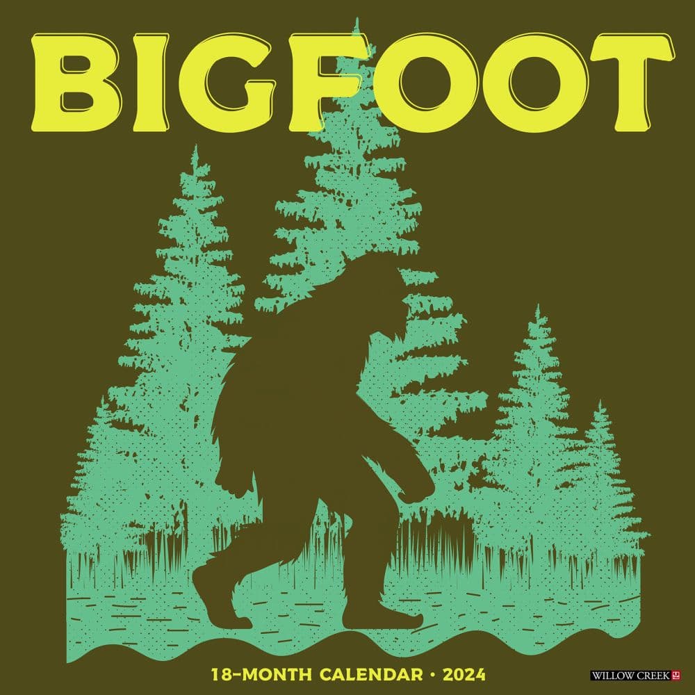 Bigfoot 2025 Wall Calendar