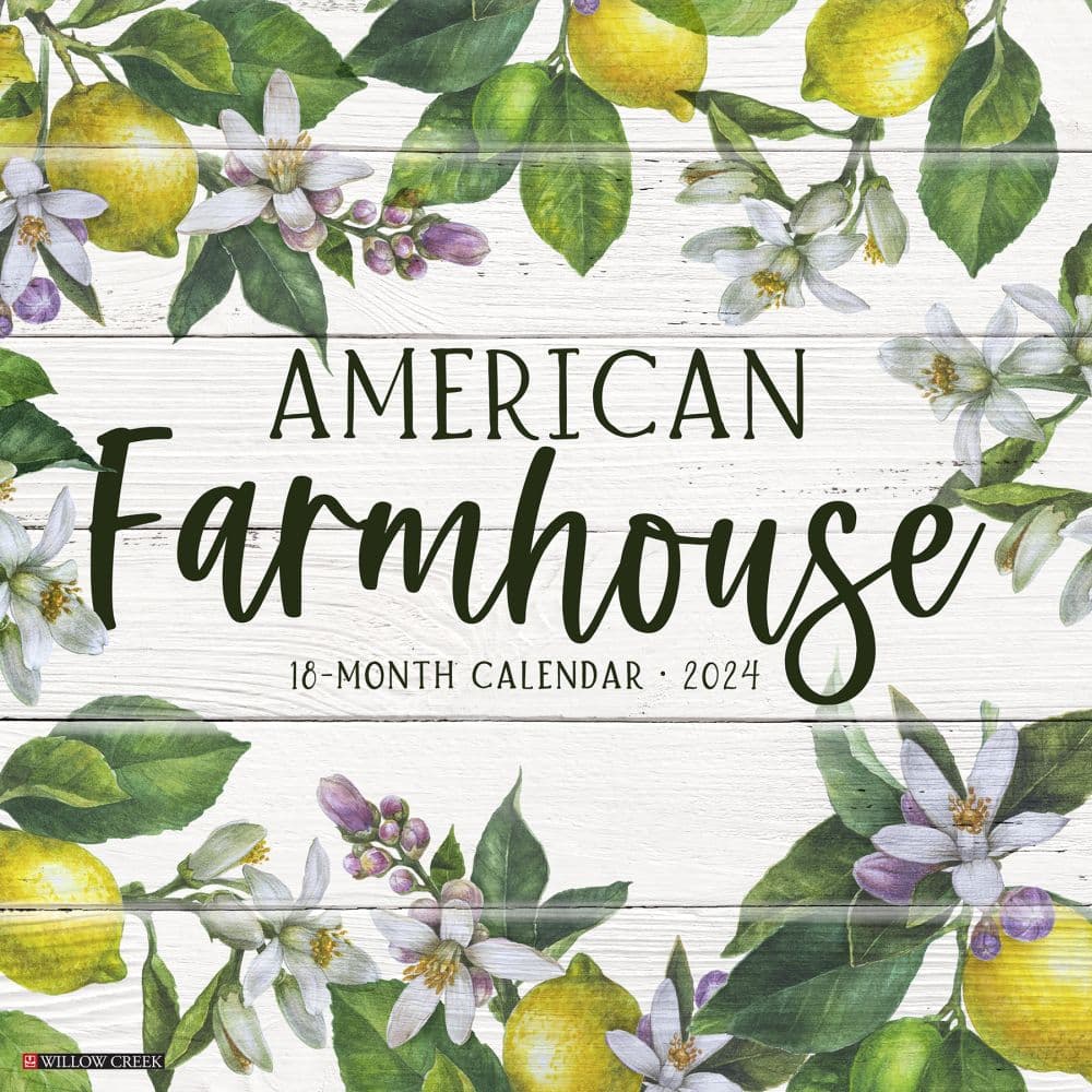 American Farmhouse 2024 Wall Calendar