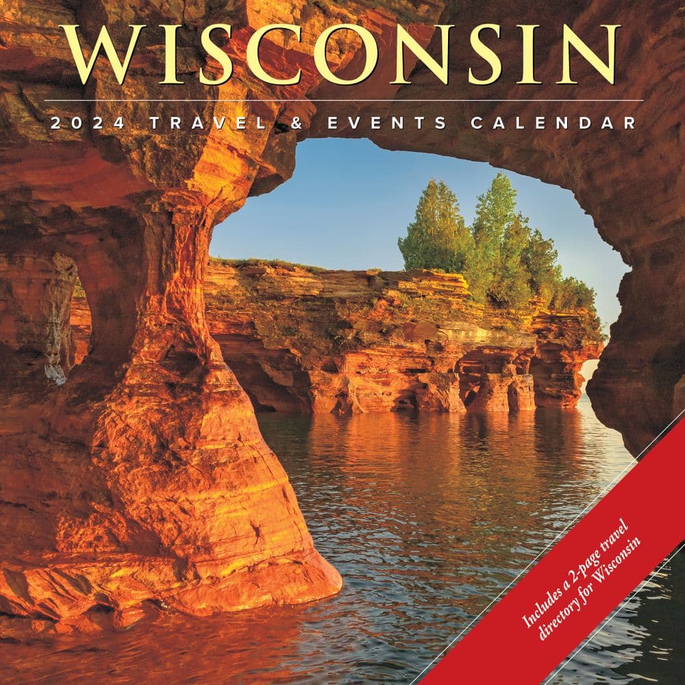 Wisconsin Travel &amp; Events 2024 Wall Calendar Main Image width=&quot;1000&quot; height=&quot;1000&quot;