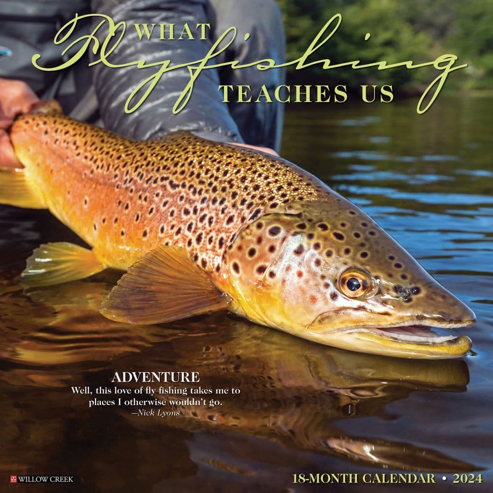 Fish Fly Fish Teach Us 2024 Wall Calendar Main Image width=&quot;1000&quot; height=&quot;1000&quot;