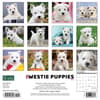 image Westie Puppies Just 2024 Wall Calendar Back of Calendar width=&quot;1000&quot; height=&quot;1000&quot;
