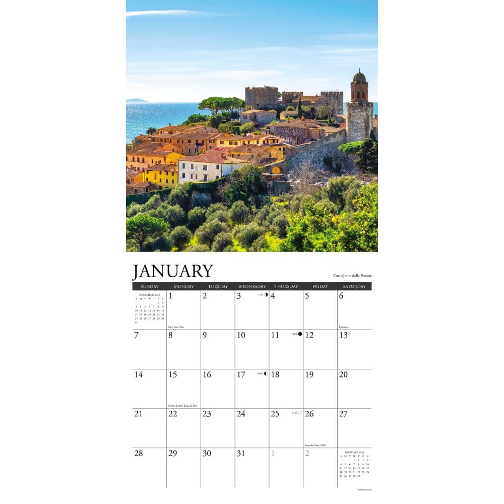 Tuscany 2024 Wall Calendar