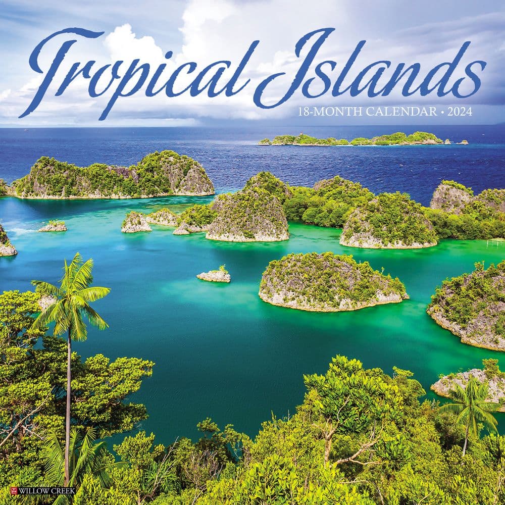 Tropical Islands 2024 Wall Calendar Main Image width=&quot;1000&quot; height=&quot;1000&quot;