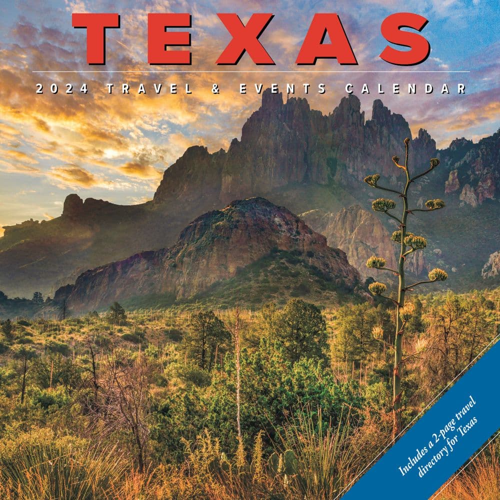 Texas Travel & Events 2024 Wall Calendar